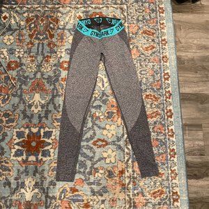 Gymshark flex high waisted leggings Blue/Grey